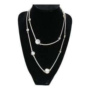 John Hardy 925 Sterling Silver Hammered Palu Dot 36" Classic Chain Necklace 41g